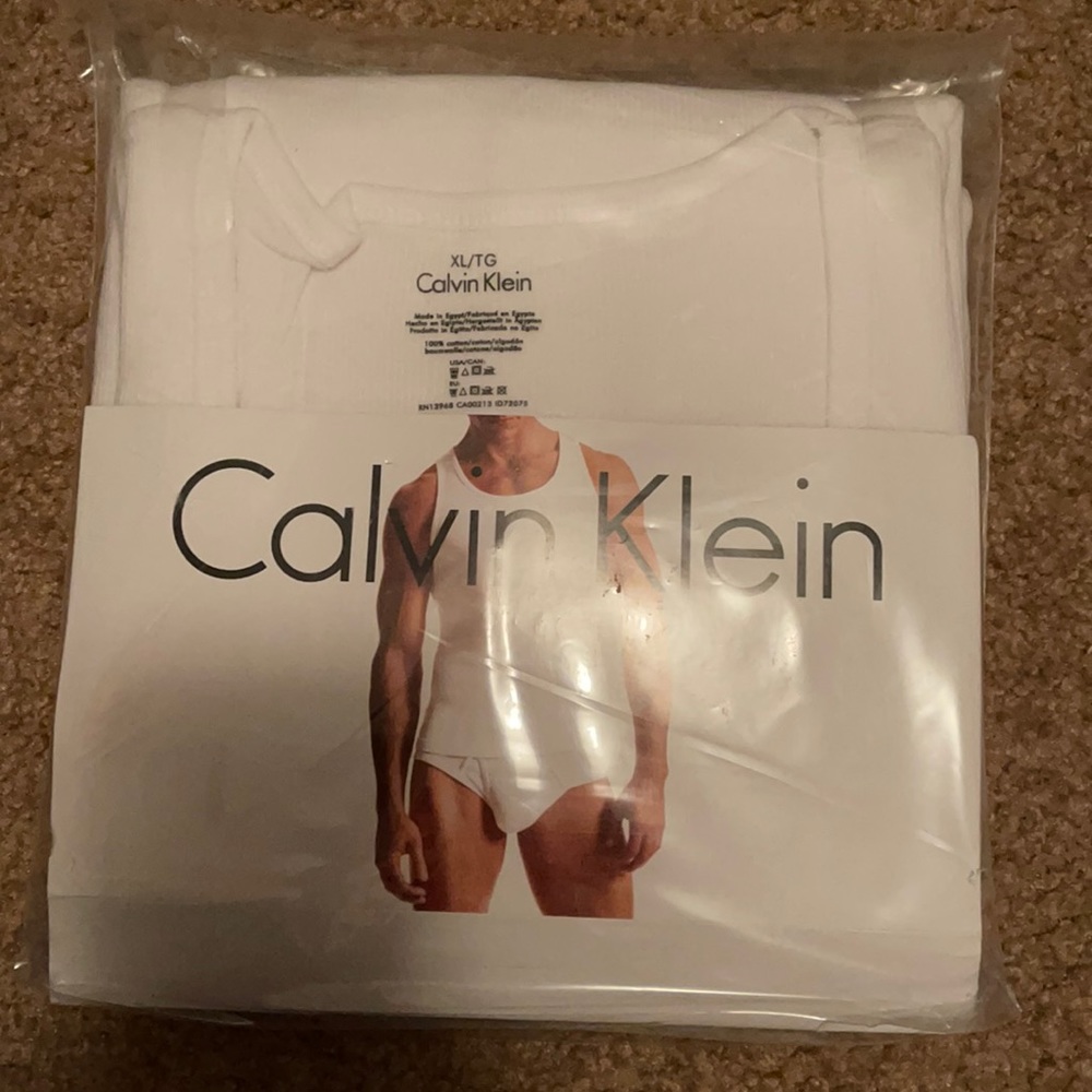 Calvin Klein rib tanks